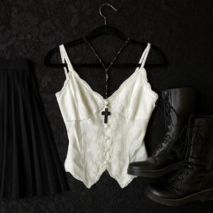 Princess Polly White Lace Corset Style Top